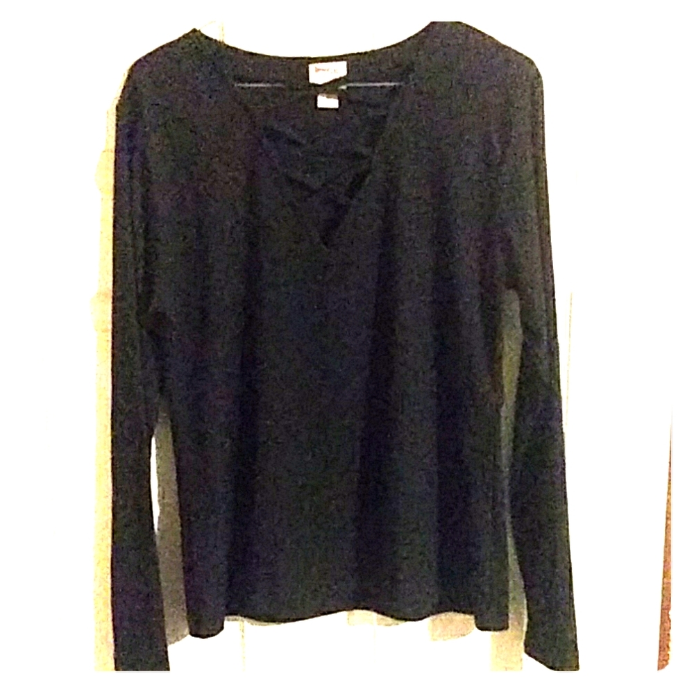 Mossimo strap front long sleeve top